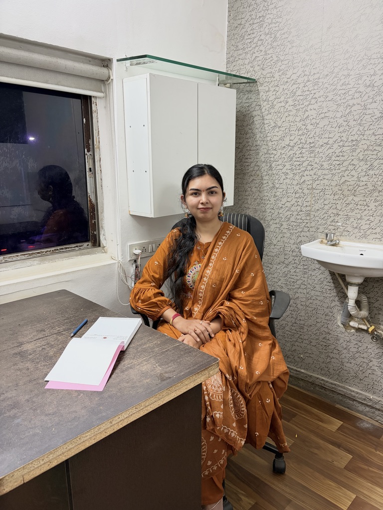 Dr. Pranjal, consulting practitioner at Shree Vishwamorya