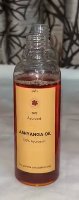 Abhyanga Oil bottle by Rasya Ayurveda