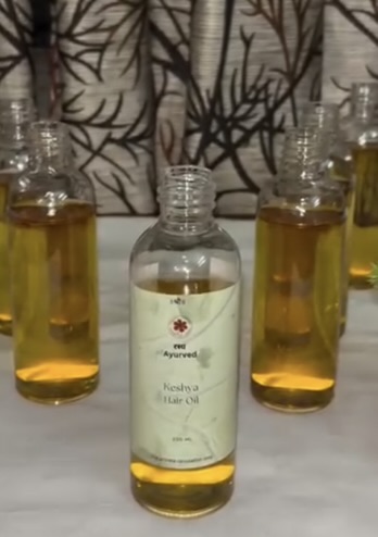 Keshya Hair Oil bottles by Rasya Ayurveda